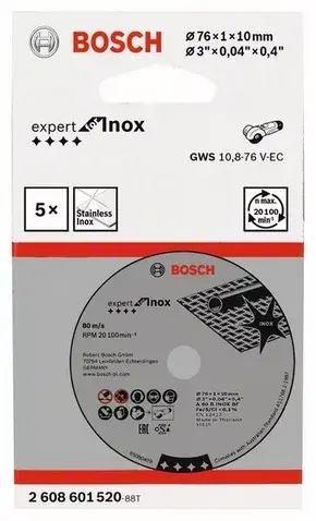 Griešanas disks Bosch 2 608 601 520 Photo 2