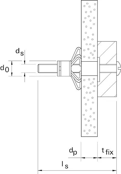 Metal cavity fixing Fischer HM 5 x 52 S Photo 2