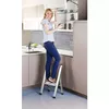 Household ladder WENKO Aluminium design folding stepladder 1-step Photo 5