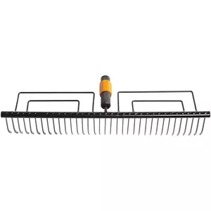 Garden rake Fiskars QuikFit Black