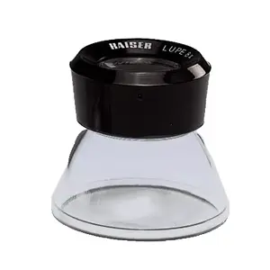 Magnifier KAISER 2334 — 8× magnification, 2.4 cm diameter lens