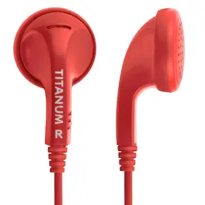 Vadu austiņas in-ear ESPERANZA TH108R — intraaurālas, 1,2 m kabelis, sarkanas