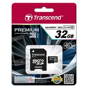 Transcend 32GB microSDHC Class 10 UHS-I MLC Klases 10