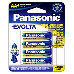 Одноразовая щелочная батарейка AA Panasonic Evolta LR6EGE/4BP, 1,5 В, упаковка 4 шт.