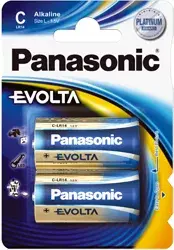 Батарейка Panasonic C Evolta LR14EGE/2BP — щелочная 1.5 В, 2 шт.