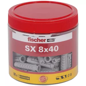 Fischer 531029 enkurs un dībelis 80 pcs 40 mm