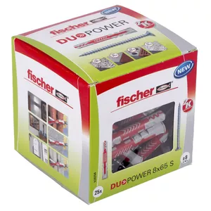 Анкер расширительный Fischer DUOPOWER 8 x 65 S LD
