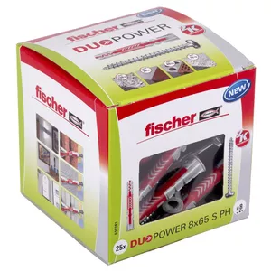 Paplašināšanas enkurs Fischer DUOPOWER 8 x 65 S PH LD