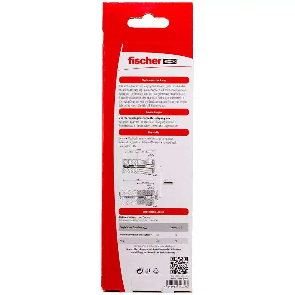 Skrūvju un sienas dībeļu komplekts Fischer 512173 Photo 3