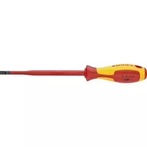 Knipex 98 20 55 SL Insulated Flathead Screwdriver with Multi-Component Handle 5.5 mm Blade