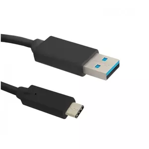 Qoltec 1.8m USB 3.1 C / USB 3.0 A USB kabelis 1,8 m USB 3.2 Gen 1 (3.1 Gen 1) USB C USB A Melns