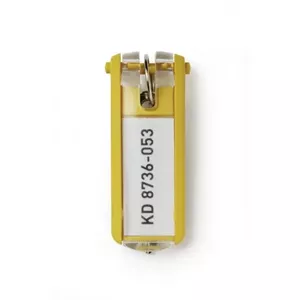 Key Clip Durable 1957-04 Yellow 6 pc(s)