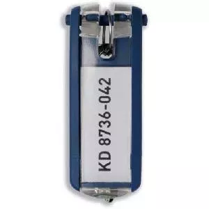Key Clip Durable 1957-07 Blue 6 pcs