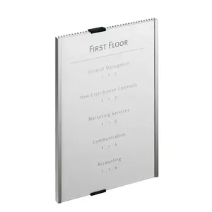 Durable Info Sign Acrylic Aluminium Silver 4806-23