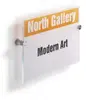 Durable Crystal Sign A4 прозрачный держатель Photo 2