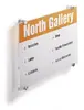 Durable Crystal Sign A3 transparent display holder Photo 2