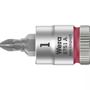 Nut Driver Bit Wera 05003350001 PH 1 x 28 mm Red