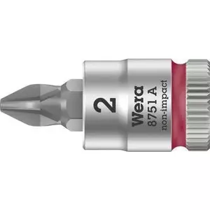 Nut Driver Bit Wera 05003351001 PH 2 x 28 mm Red