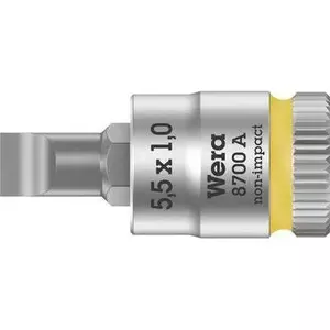 Socket Bit Wera Zyklop 1/4" 1 x 5.5 x 28 mm for slotted screws