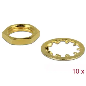 Nut DeLOCK 89483 10 pc(s)