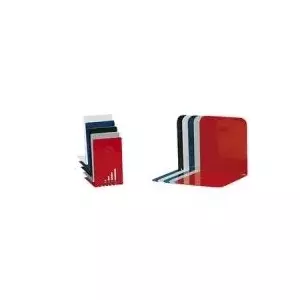 Bookend WEDO 102 1102 metal red 140 x 120 mm