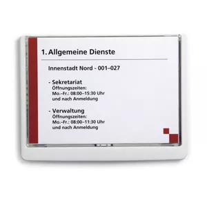 Держатель для бейджа Durable 4866-02, белый
