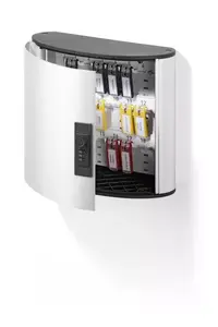 Atslēgu kārba Durable KEY BOX CODE 18 — 18 āķi, kombinācija slēdzene, sudraba, 302×118×280 mm