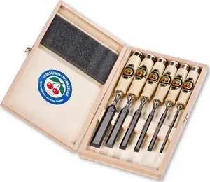 Chisel set Kirschen 1101 HK — 6 pcs, wooden box