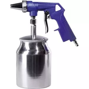 Aerotec smilšu strūklas pistoles saspiestais gaiss apm. 5,4 l/s/6-8 bāri/rezervuārs 0,7 l/f.graudu 0,2-0,8 mm (200950)