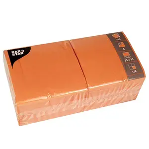 Paper Napkins Papstar 81658 Tissue Paper Orange 250 pcs