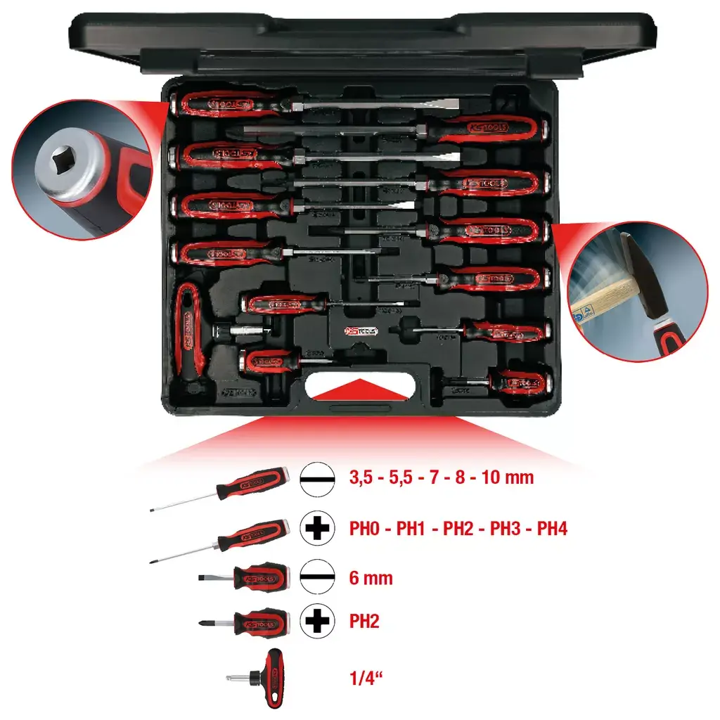 Rokas skrūvgriežu komplekts KS Tools 151.1150 Photo 2