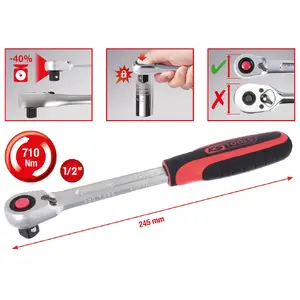 Ratchet Wrench KS Tools 920.1290