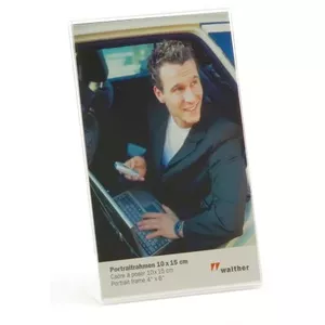 Acrylic Portrait Frame Walther Design ASH1015 10x15 Transparent