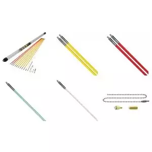 Pull Rod Set c.k tools MightyRod PRO 10m — 10 rods for cable and pipe fishing