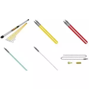 Cable pulling rod c.k tools MightyRod PRO 1 m, 6 mm, phosphorescent