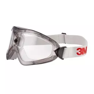 Safety goggles 3M 2890C1 — plastic frame, transparent plastic lens, white