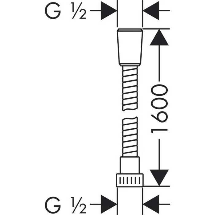 Шланг для душа hansgrohe METAFLEX 1,6 м Photo 2