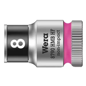 Socket Wera 8790 HMB HF Zyklop with 3/8" Drive