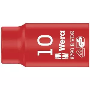 Socket wrench insert, Wera 8790 B, 10 mm, 3/8" drive, VDE insulated