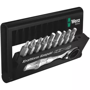 Nut Driver Bit Set Wera BC 10 Zyklop Mini BT 1