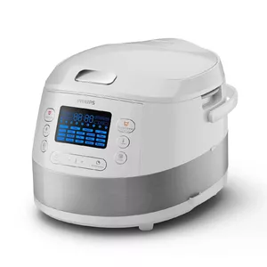 Daudzfunkcionāla plīts Philips Viva Collection HD4731/70 — 5 L, 980 W, LED displejs, balta