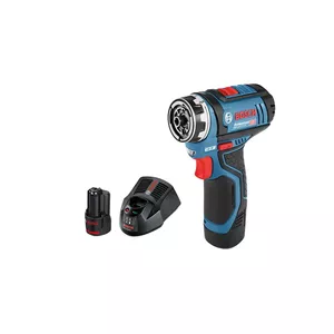 Дрель-шуруповерт Bosch GSR 12V-15 FC, 1300 об/мин, 600 г