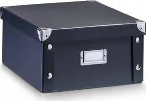 Storage box ZELLER 17918 — small plastic, grey