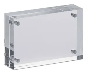 Picture frame Maul 1954605 single acrylic transparent for one photo (75×50×20 mm)