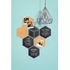 Securit FB-CB-HEX fixed cork & metal bulletin board Photo 7