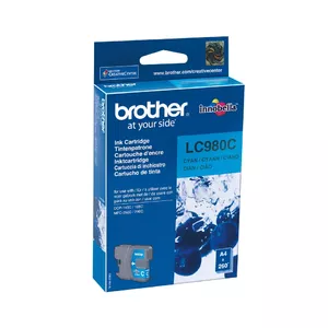 Brother LC-980C tintes kārtridžs 1 pcs Oriģināls Tirkīzzils