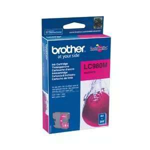 Kārtridžs Brother LC-980M 1 gab. Oriģināls 10ml Magenta