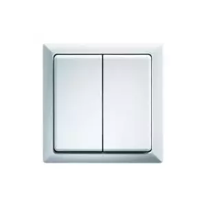Wireless switch Eltako FT4F-rw white – push-button radio switch, 4 channels