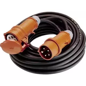 Удлинитель AS Schwabe 60368 — 25 м, чёрный, наружный кабель