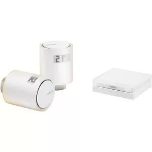 Thermostatic radiator valve Netatmo NVP01-DE — white, rotary control, 5–30°C, AA battery